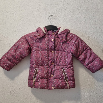 Winterjacke mit Floralem Muster