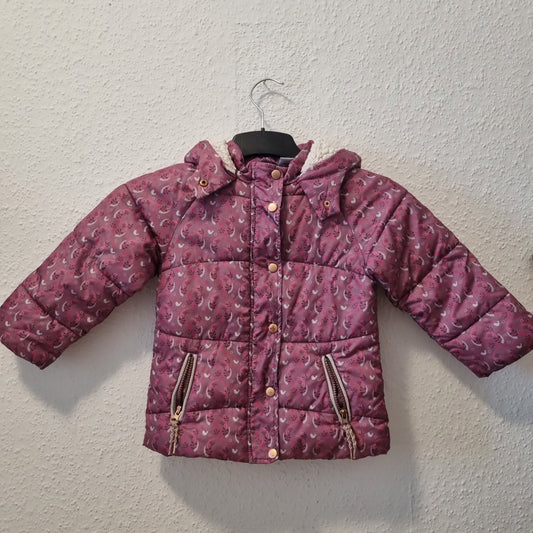 Winterjacke mit Floralem Muster