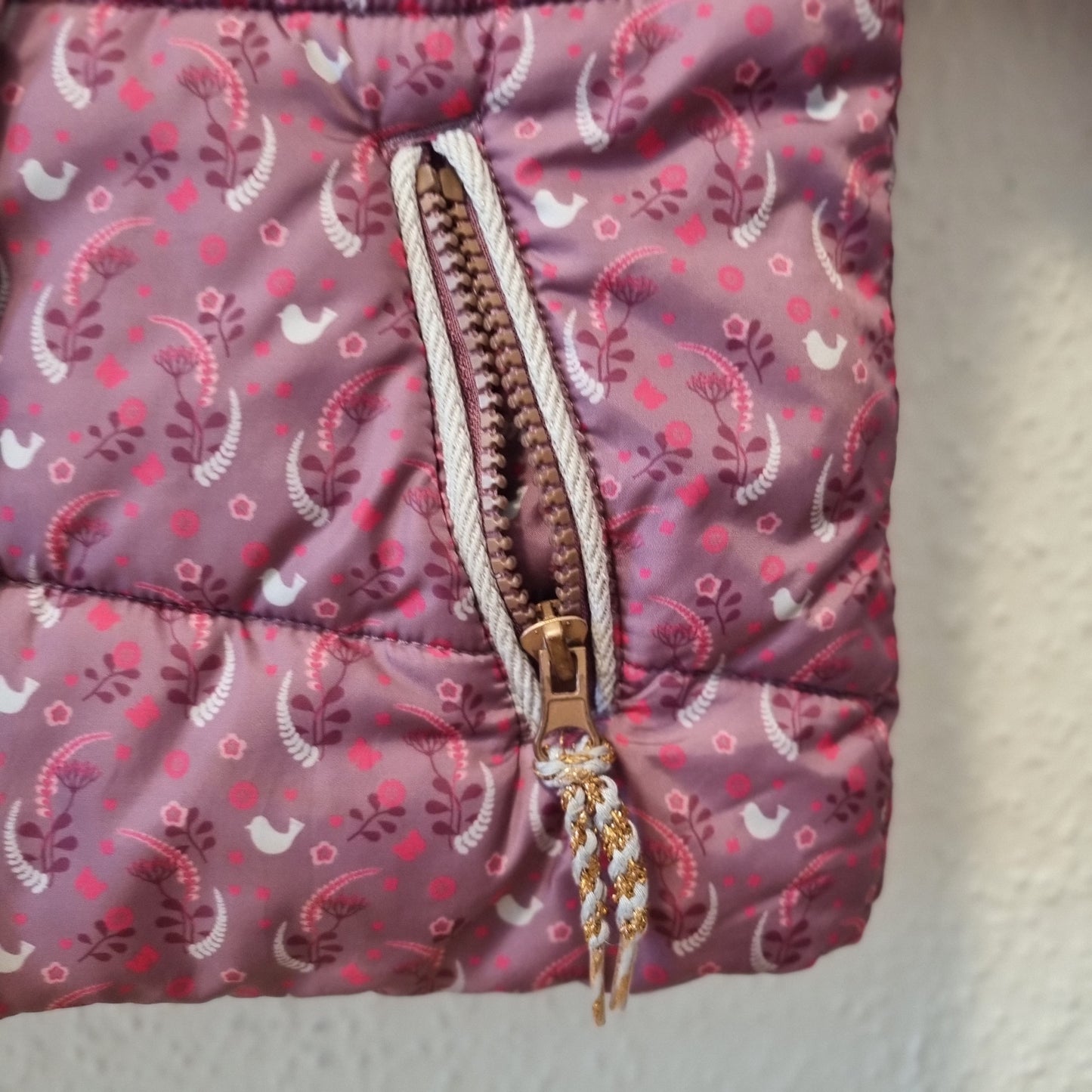 Winterjacke mit Floralem Muster