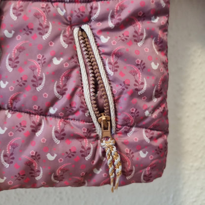 Winterjacke mit Floralem Muster