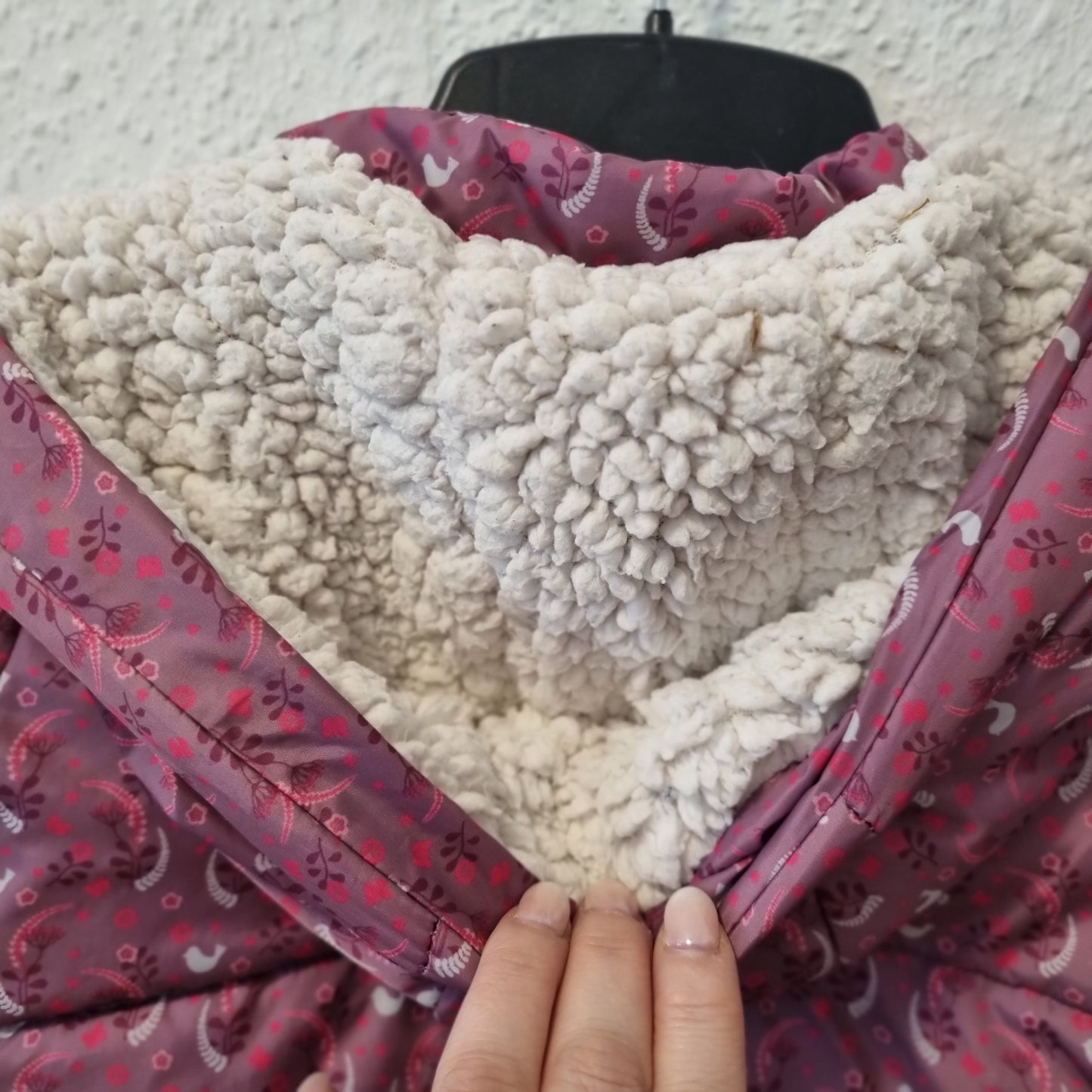 Winterjacke mit Floralem Muster