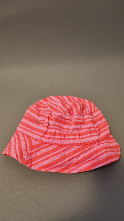 Sommer Hut in Pink gestreift 53/56