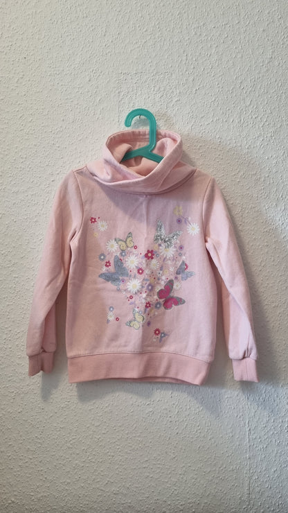 Hoodie mit Glitzer Motiven 122