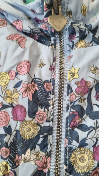 Florale Übergangsjacke