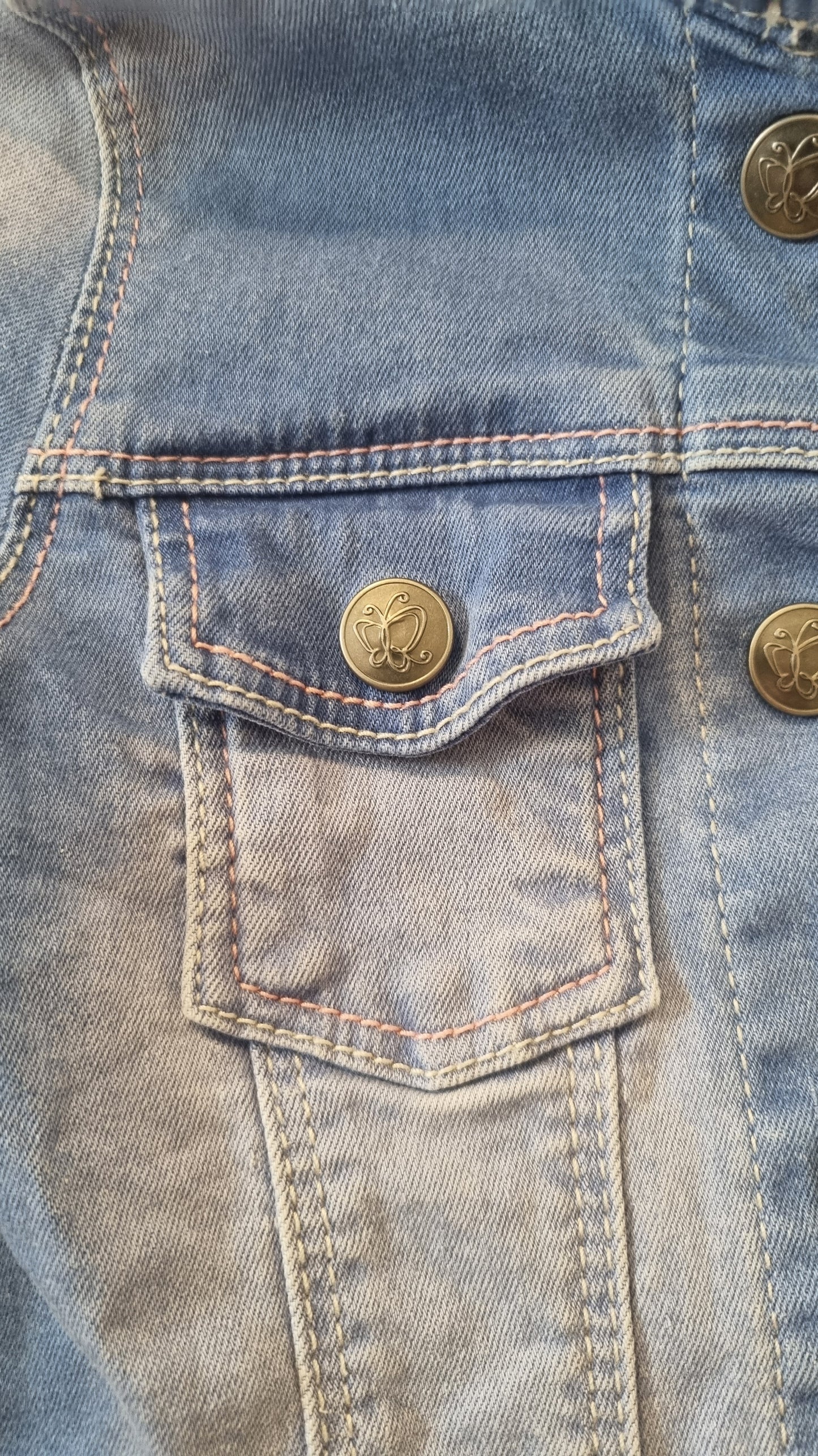 Washed Jeansjacke