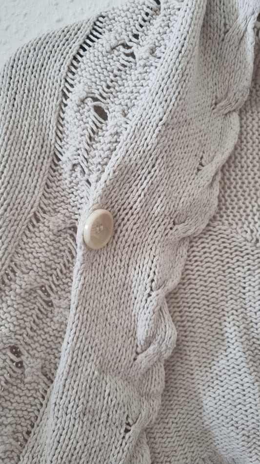 Strickweste Beige