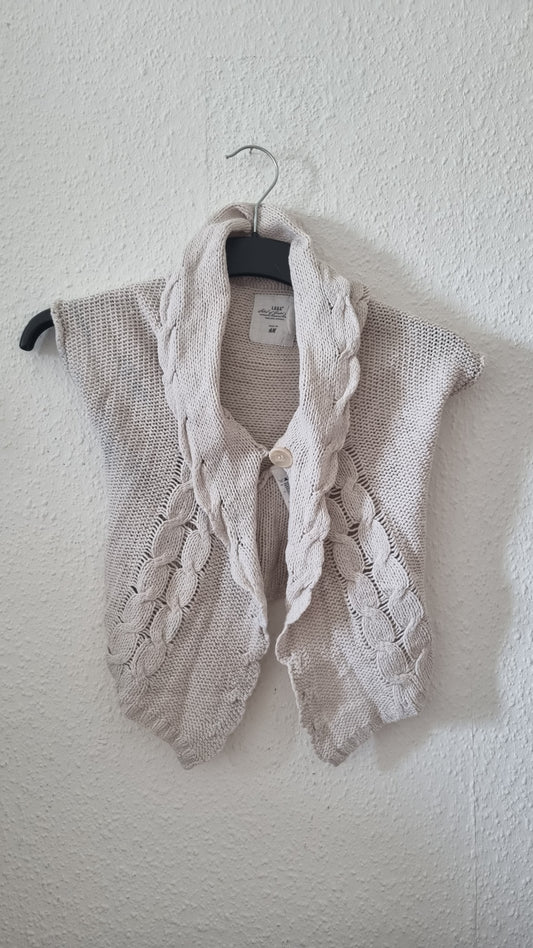 Strickweste Beige