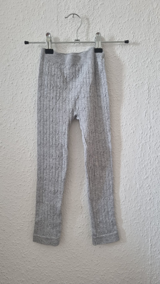 Glitzernde Silber Leggings