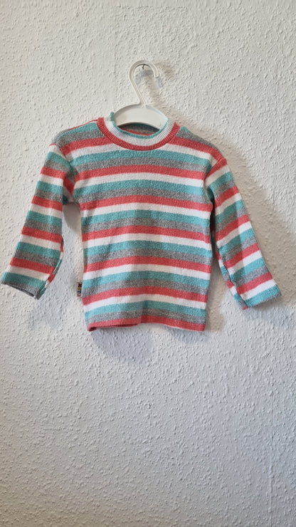 Weicher Mädchenpullover 74/80