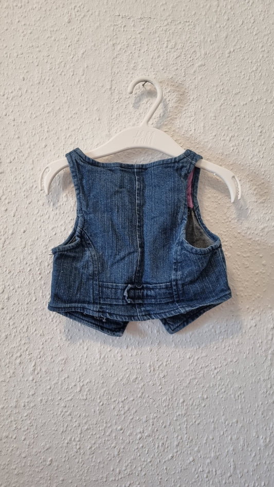 Kurze Jeansweste