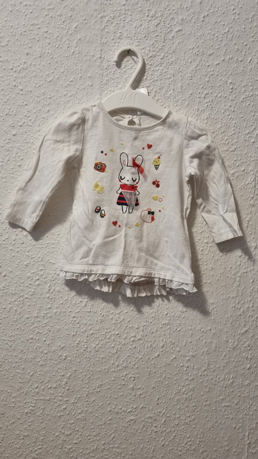 Sweatshirt mit Hasenbild