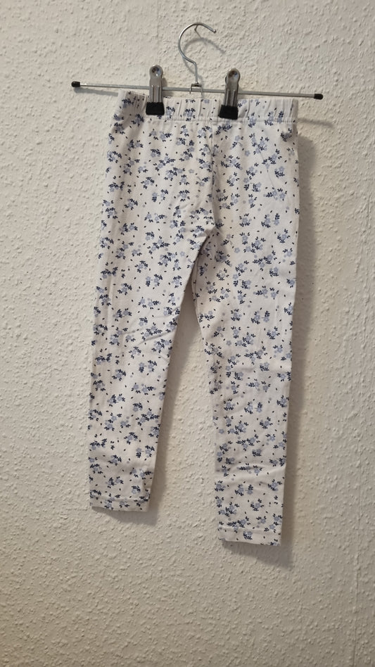Legging mit blauen Blumen
