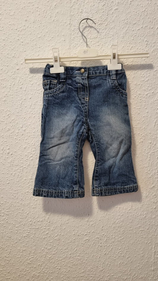 Jeanshose mit Schlag