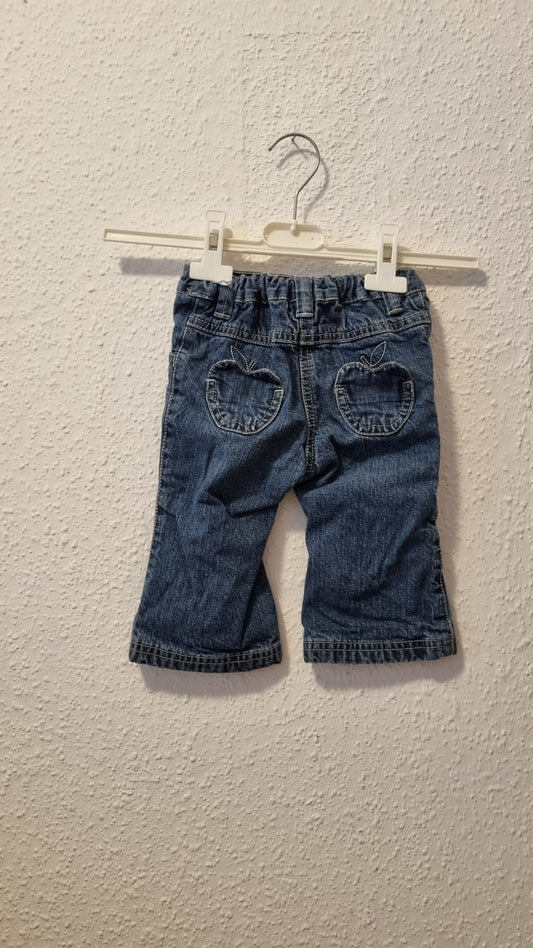 Jeanshose mit Schlag