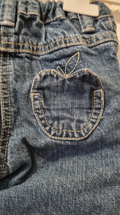 Jeanshose mit Schlag 68