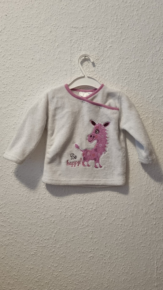 Flauschiger Pulli mit Drachen