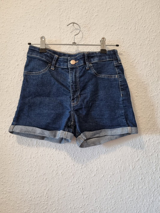 Jeansshort in dark blue