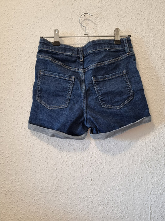Jeansshort in dark blue