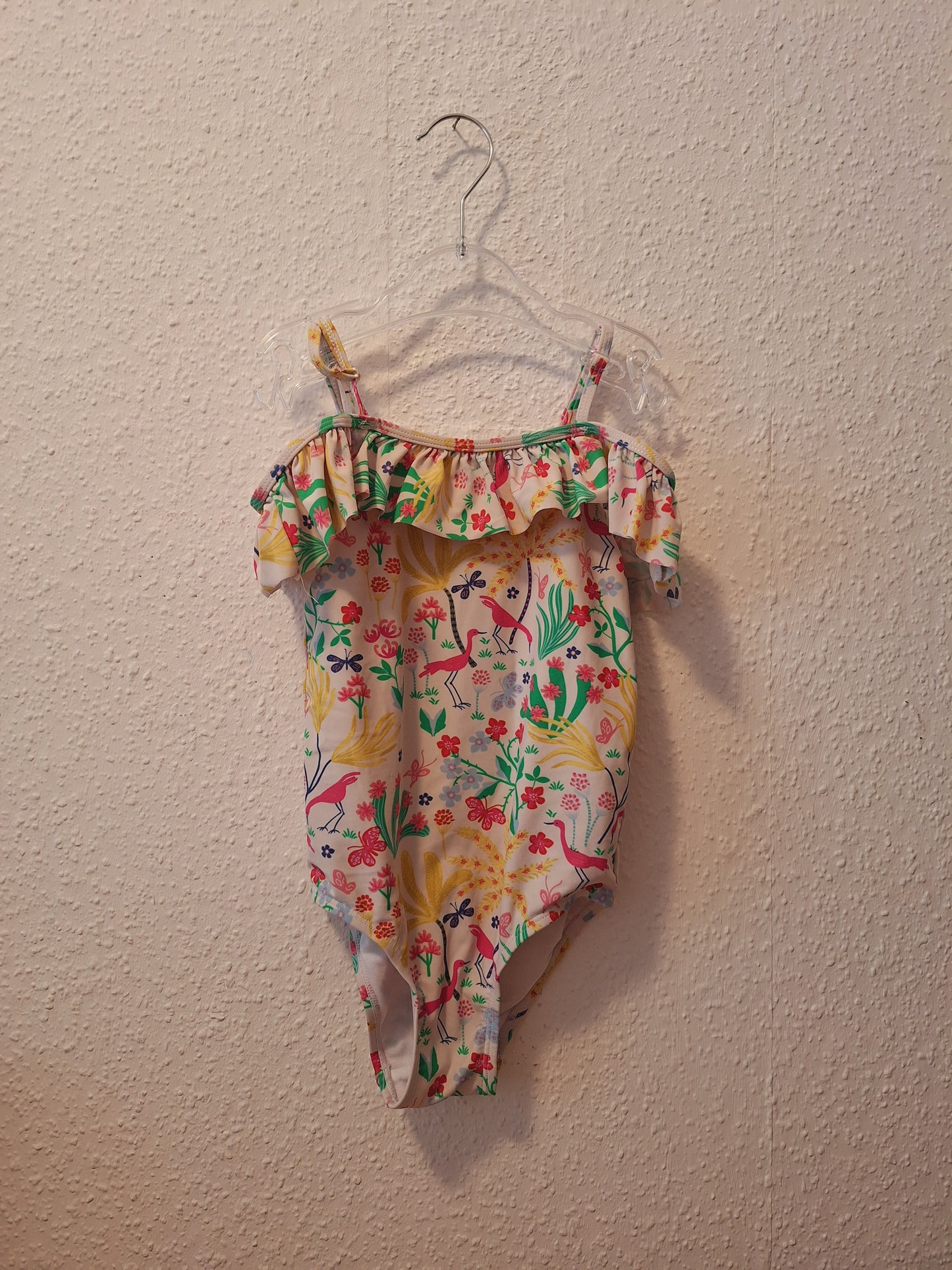 Schulterfreier Badeanzug Tropic