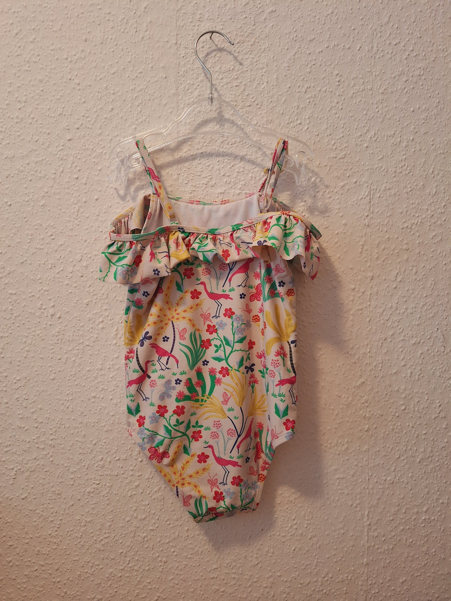Schulterfreier Badeanzug Tropic