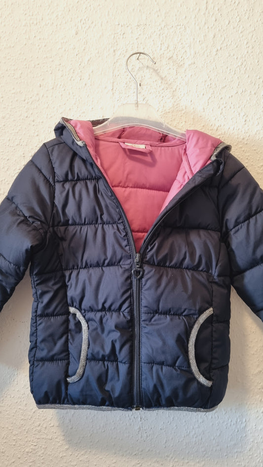 Gefütterte Steppjacke Dunkelblau 104