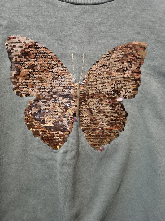 Pullover mit Paillletten Schmetterling