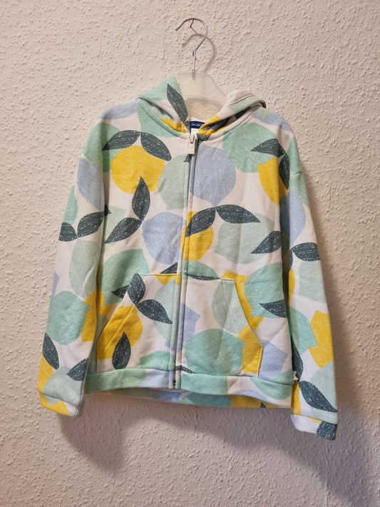 Sommerliche Sweatjacke mit Kapuze