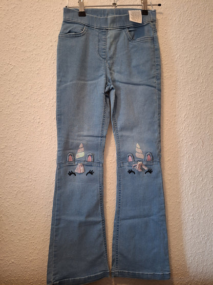 Jeans Schlaghose Einhorn