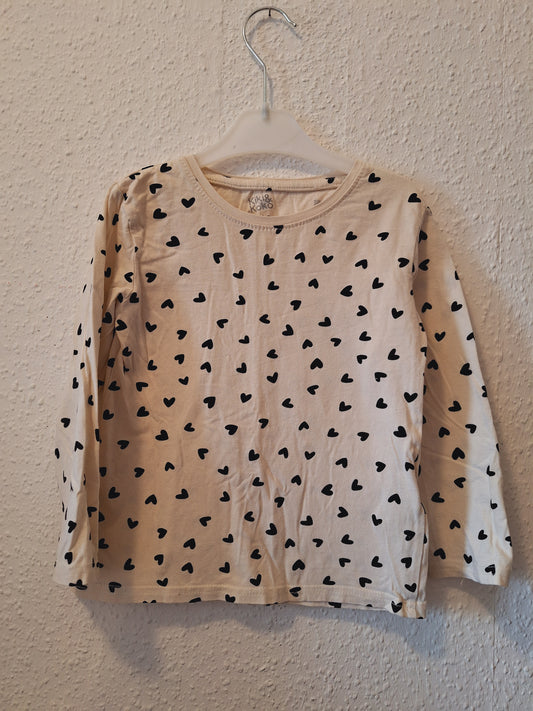 Sweatshirt mit Herzen