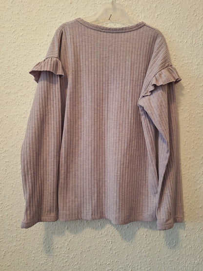 Pyjamaoberteil Lila mit Einhorn
