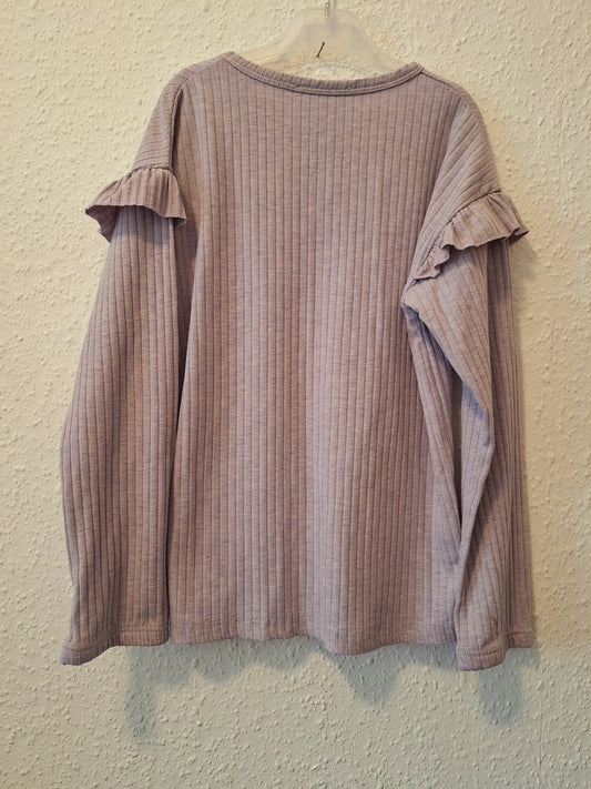 Pyjamaoberteil Lila mit Einhorn
