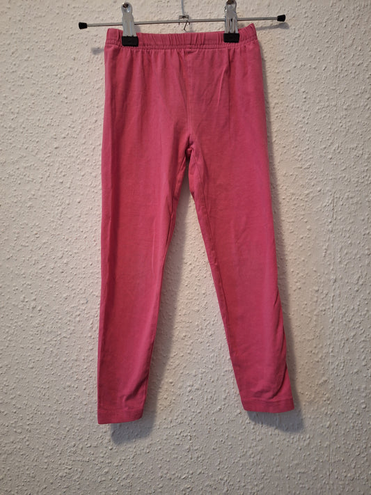 Pinke Mädchen Legging mit geraden Bein 110