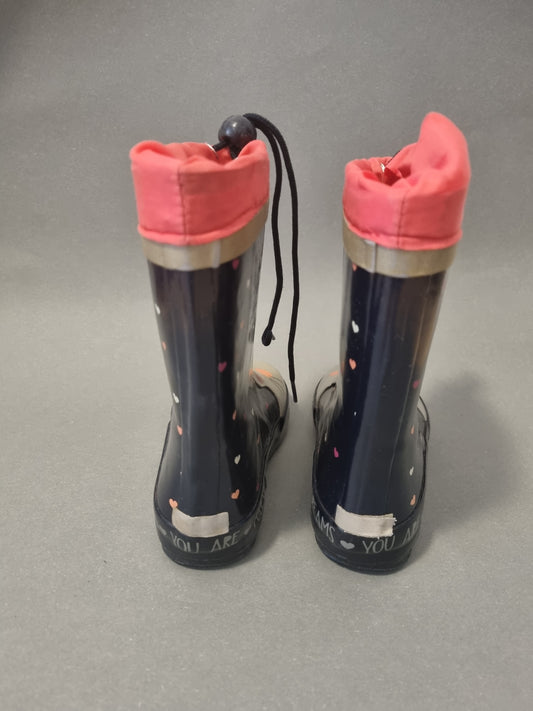 Gummistiefel mit Katzenmotiv
