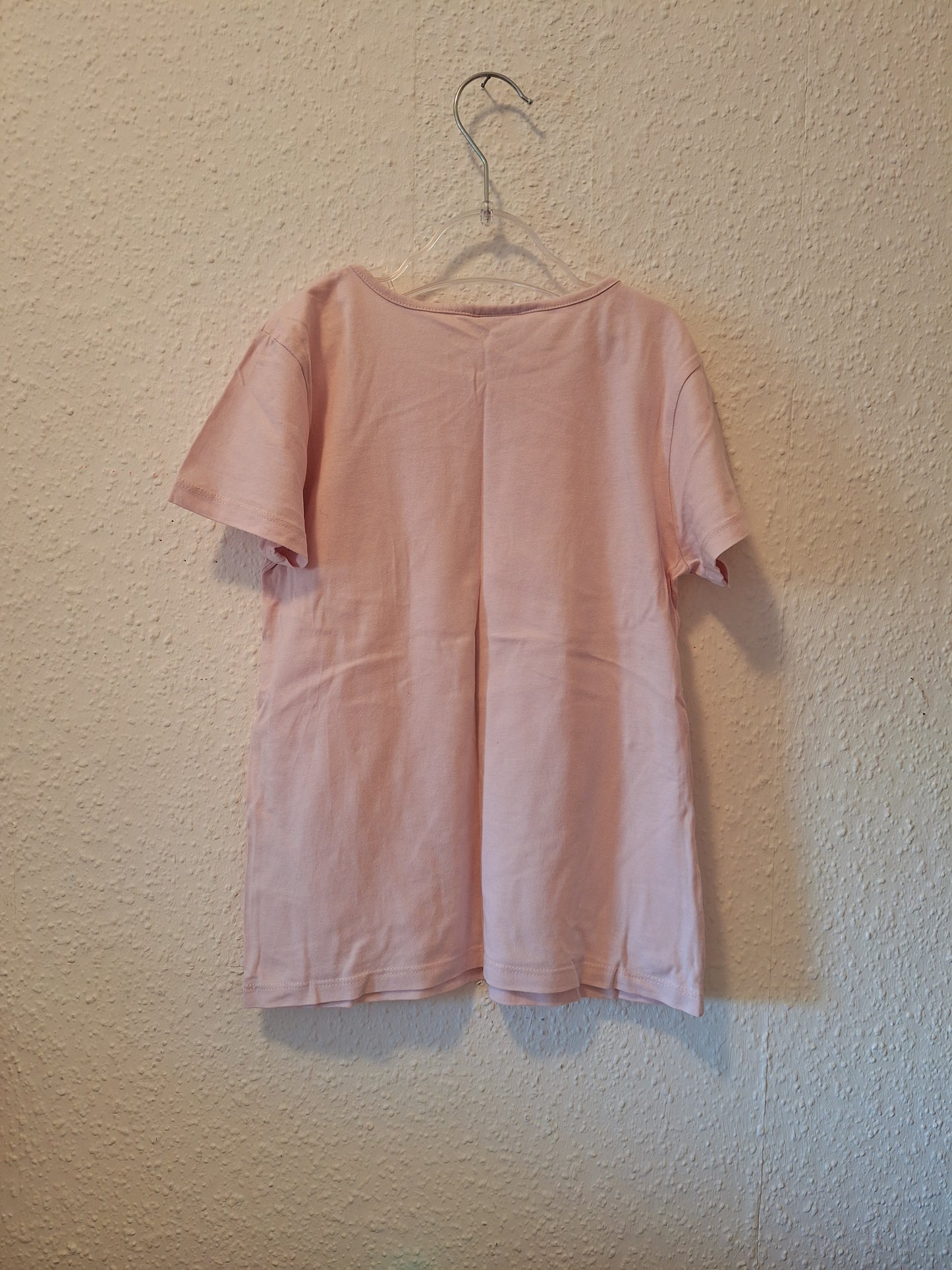 T-Shirt mit Pferdedruck Rosa