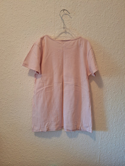 T-Shirt mit Pferdedruck Rosa