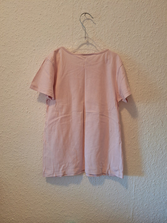 T-Shirt mit Pferdedruck Rosa
