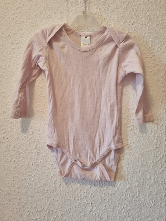 Langarmbody weiß 74/80