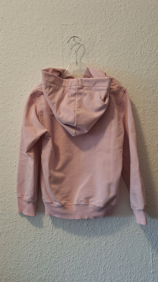 Kapuzenpullover Rosa mit Bär 110/116