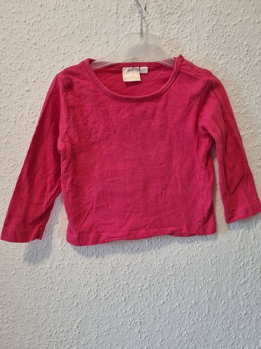 Sweatshirt Neon Pink 74/80