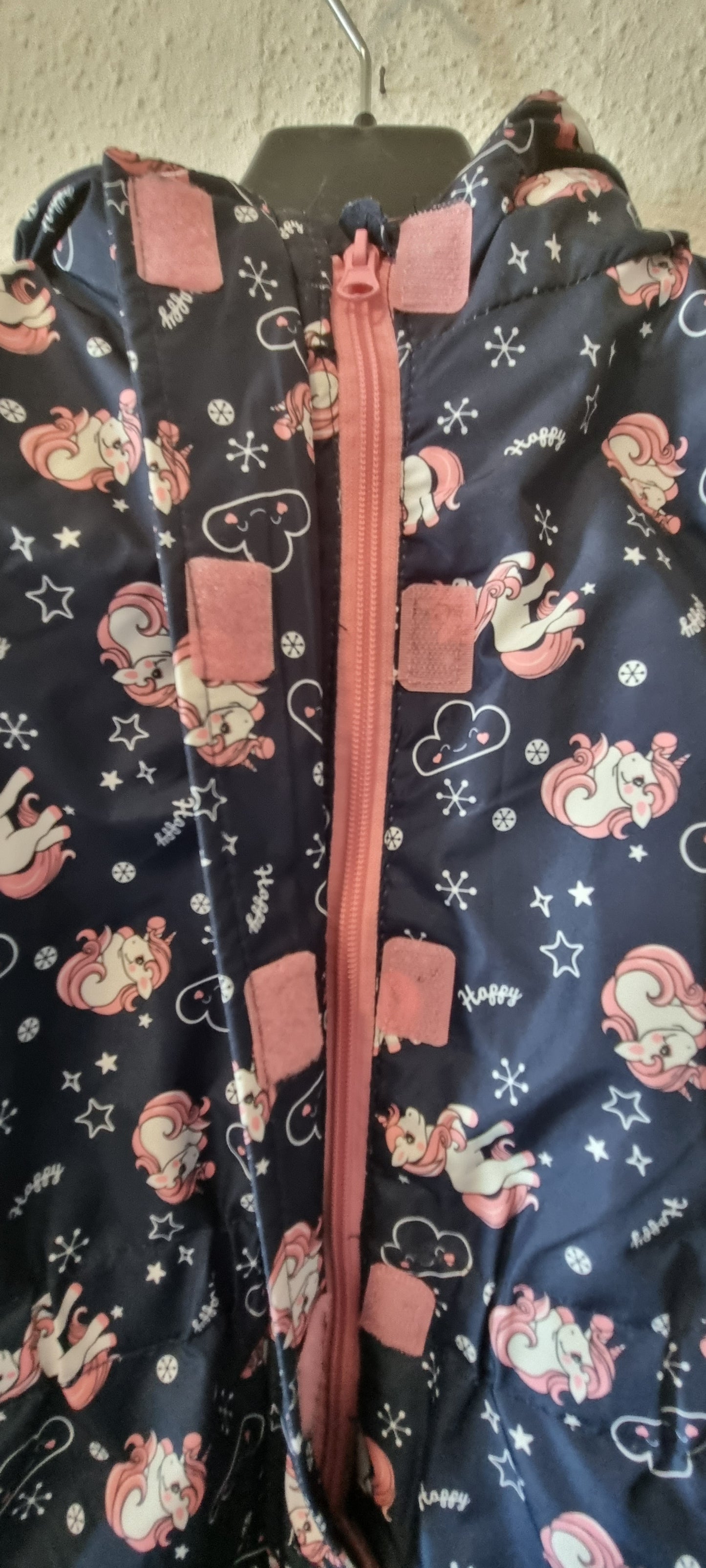 Schneeanzug Einhorn 104/110