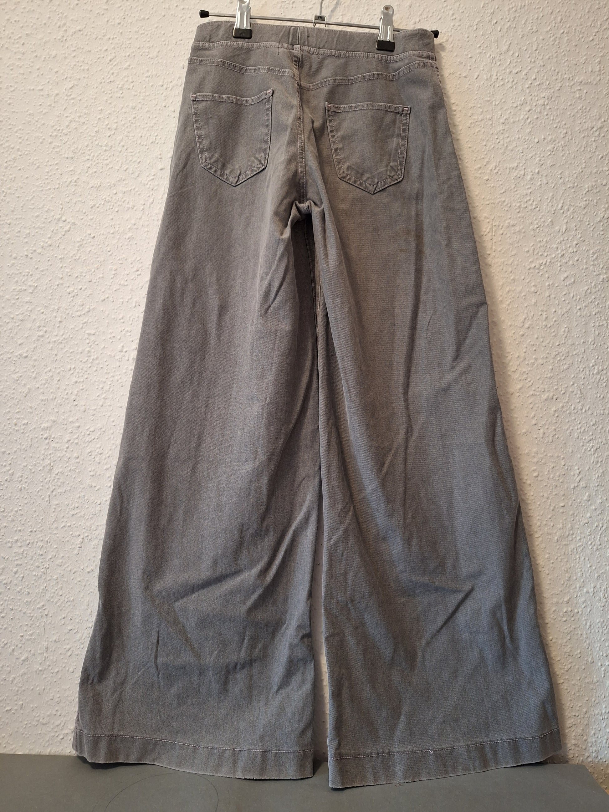 Jeans Jegging mit Schlag Grau 152 Kinderkleidung Onlineshop