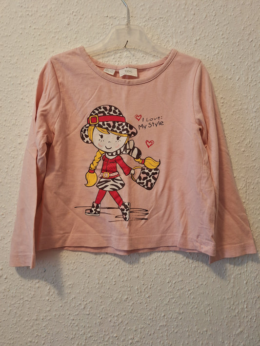 Sweatshirt Rosa Mädchen 110