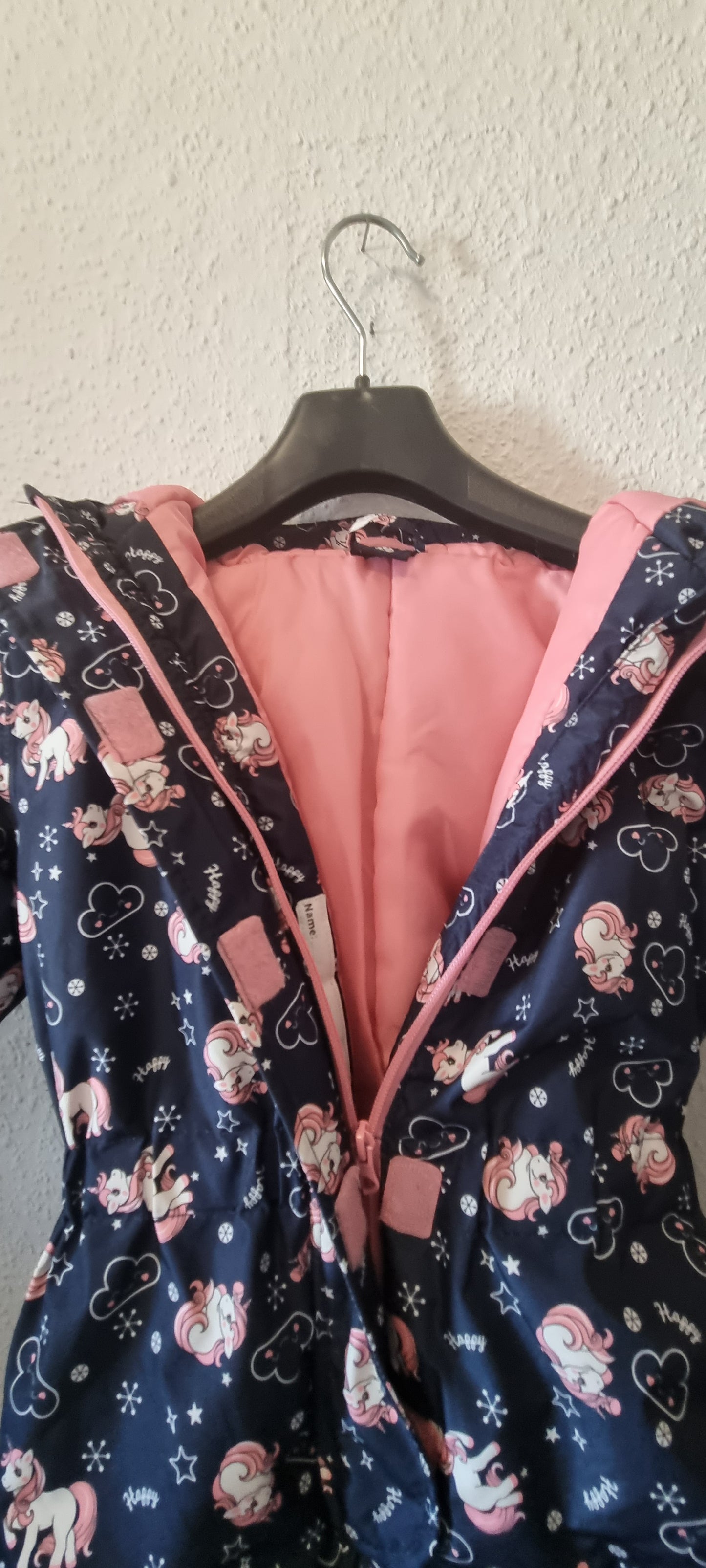 Schneeanzug Einhorn 104/110