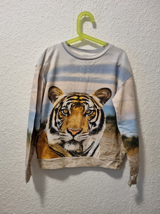 Pullover mit Tiger Print