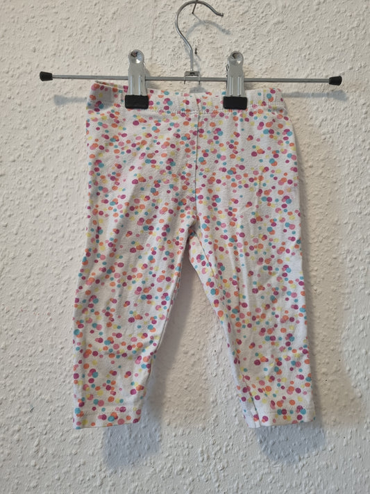 Legging mit bunten Punkten 74