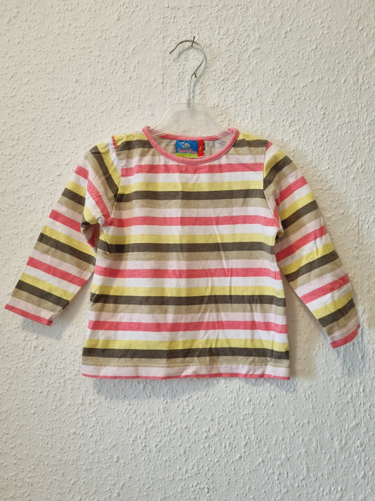 Sweatshirt bunt gestreift 80