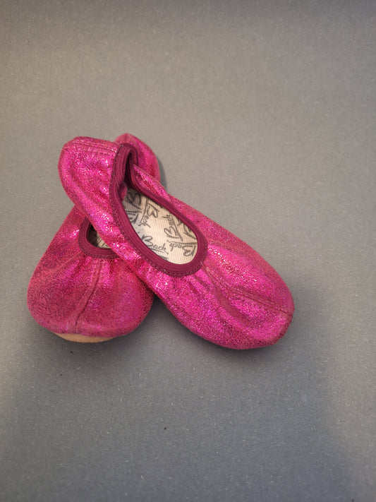 Gymnastikschuh in schimmernden Pink