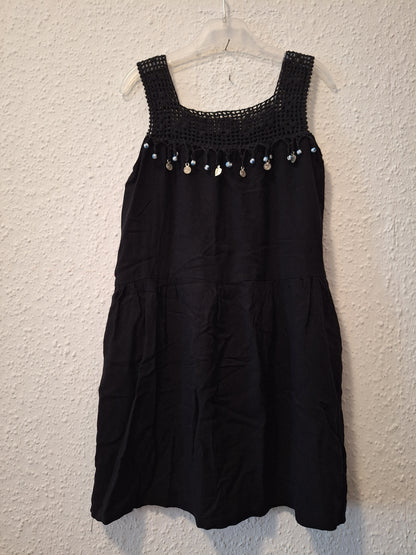 Sommerkleid schwarz türkisches Auge 116