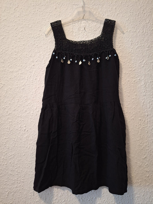 Sommerkleid schwarz türkisches Auge 116