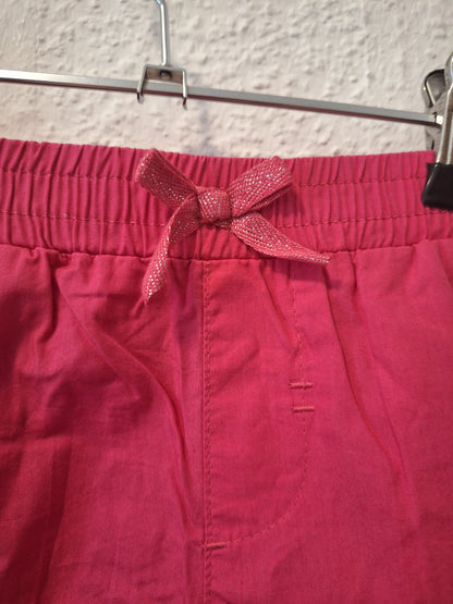 Short in Pink mit Schleife 128/134 & 134/140
